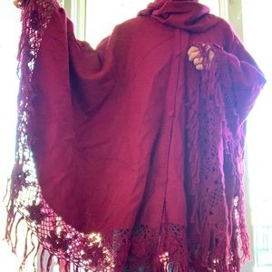 Novica alpaca blend cape
